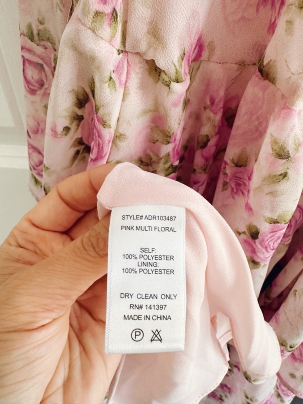 ASTR The Label Alcina Polka Dot Maxi Dress Pink Multi Floral - Picture 14 of 14